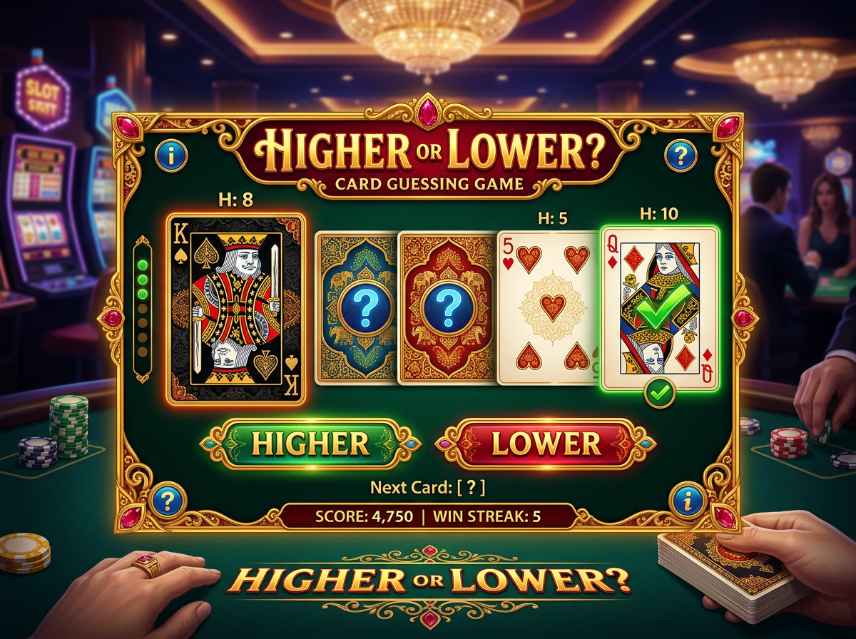 Higher or Lower - Card Guessing Game
