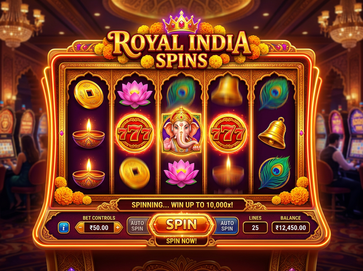 Royal India Spins - Slot Machine Game